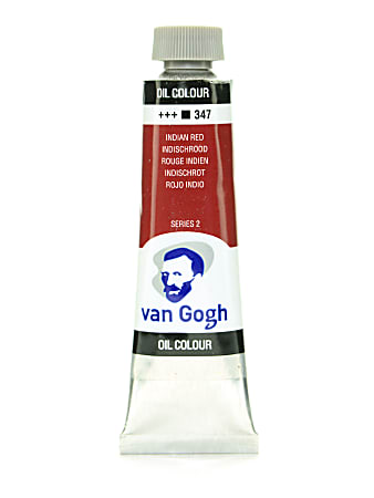 Van Gogh Oil Colors, 1.35 oz, Indian Red, Pack Of 2