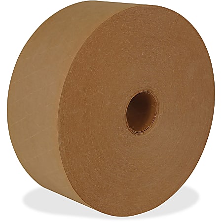 ipg Medium Duty Water-activated Tape - 125 yd Length x 2.83" Width - Natural - Weather Resistant - For Sealing, Packing - 1 Carton