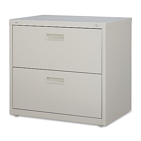 Lorell® 30"W x 18-5/8"D Lateral 2-Drawer File Cabinet, Putty