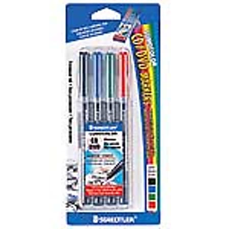 Staedtler® Lumocolor CD Markers, Pack Of 4