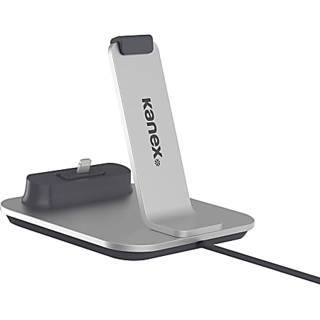 Kanex iPhone Dock - Docking - iPad, iPod, iPhone - Charging Capability - Synchronizing Capability - Silver