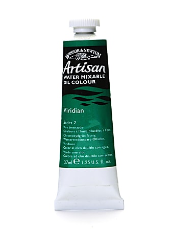 Winsor & Newton Artisan Water Mixable Oil Colors, 37 mL, Veridian, 692, Pack Of 2