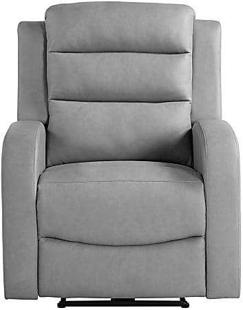 Relax A Lounger Asher Power Recliner With USB Port, Gray