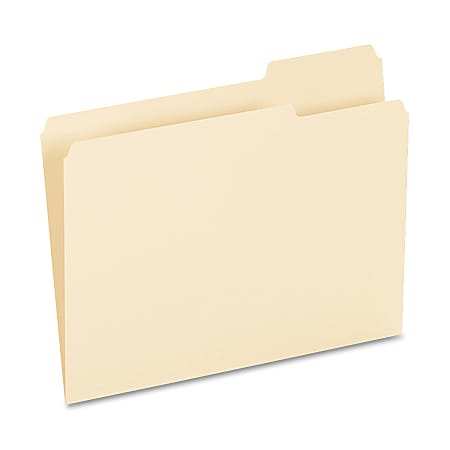 Oxford® 1/3-Cut File Folders, Letter Size, Position 3, Manila, Box Of 100