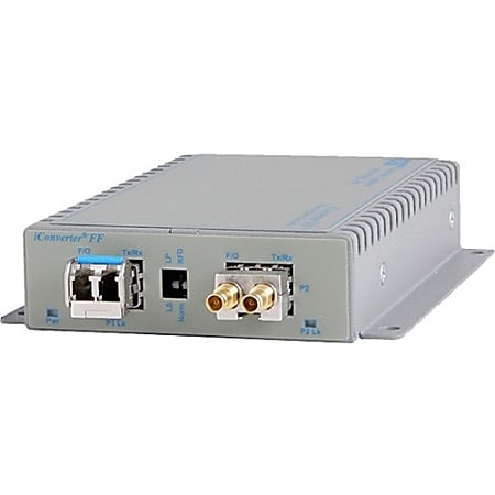 Omnitron Systems STM-1/OC-3 Coax to Fiber Media Converter - OC-3 - 1 x Expansion Slots - 1 x SFP Slots - Wall Mountable, Desktop