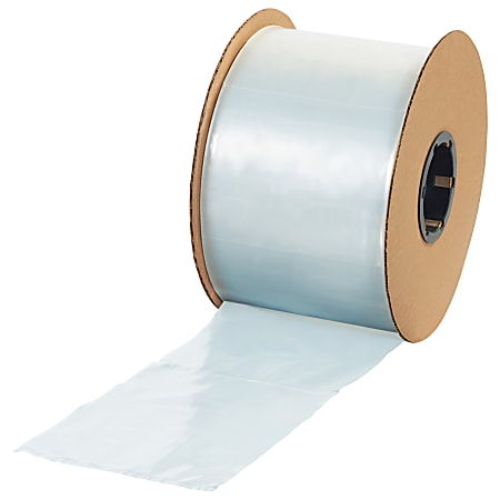 Partners Brand 2 Mil Poly Bags on a Roll, 6" x 6", Clear, Roll Of 2000