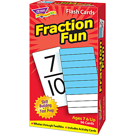 Trend Fraction Fun Flash Cards - Educational - 1 / Box Trend Fraction Fun Flash Cards - Educational - 1 / Box