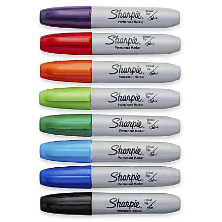 Sharpie Permanent Fine-Point Markers, Assorted Colors, Pack Of 12 Markers