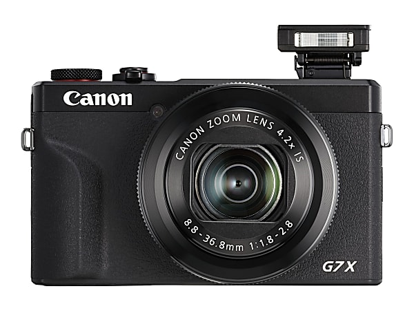 Canon PowerShot G7x Mark III 20.1 Megapixel Compact Camera - Black - 1" Sensor - Autofocus - 3" Touchscreen LCD - 3637C026