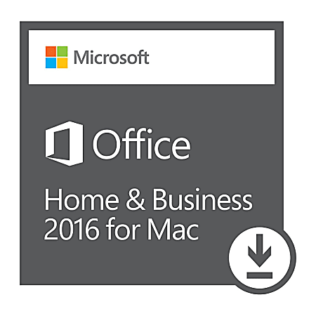 Office Home And Business 2016 For Mac Download - Office Depot