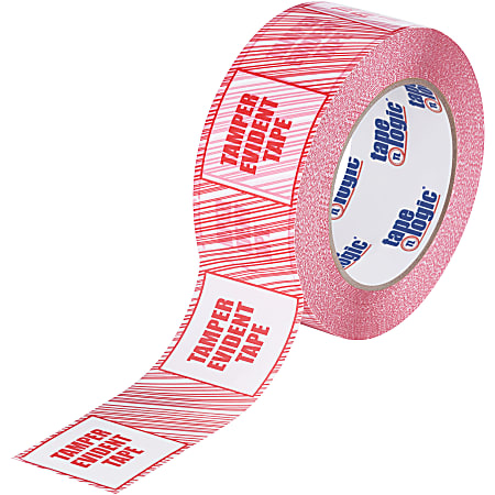 Tamper, Fragile, Stop Sign Printed Security Tapes Select: Mil, Size, Color  & Qty