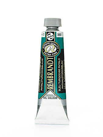 Rembrandt Artist's Oil Colors, 40 mL, Phthalo Turquoise Blue, 565
