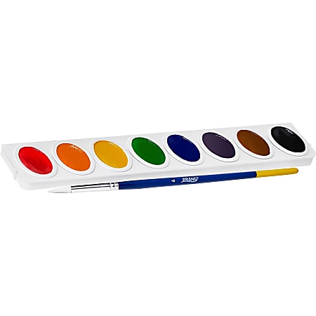 Prang Washable Watercolor Set Class Pack - Set of 36 Colors, Pans