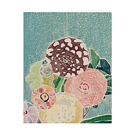 Retrospect Thank You Note Cards With Envelopes, 4 1/2" x 5 7/8", Spotted Dahlia, Box Of 10