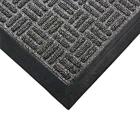 Floortex 36 x 60 Doortex® Ribmat Charcoal Heavy Duty Door Mat