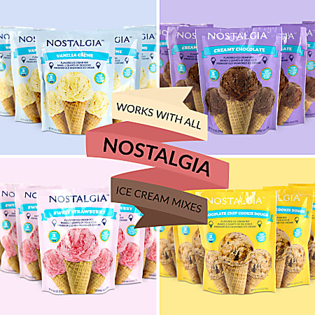 Nostalgia pint ice cream maker hotsell