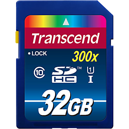 Transcend 32 GB Class 10/UHS-I SDHC - 1