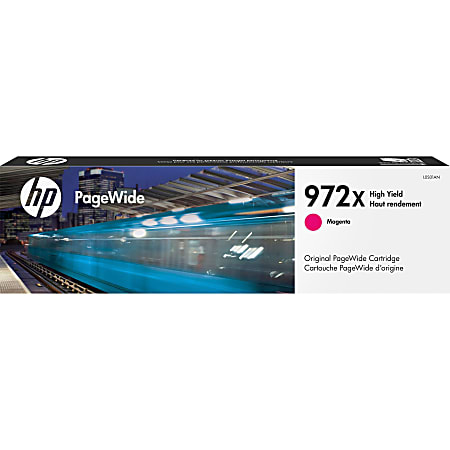 HP 972X Magenta High-Yield Ink Cartridge, L0S01AN