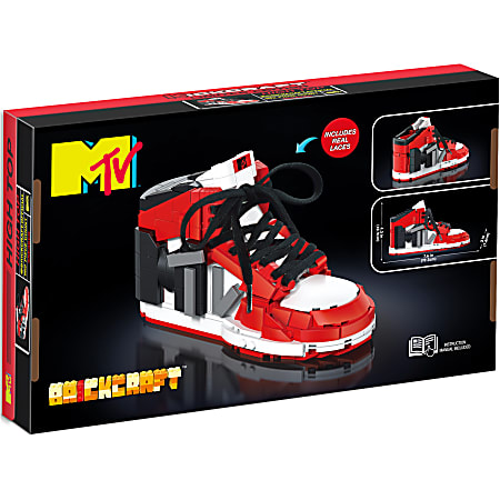 Brickcraft MTV High Top Sneaker Brick Building Set, Set Of 562 Pieces