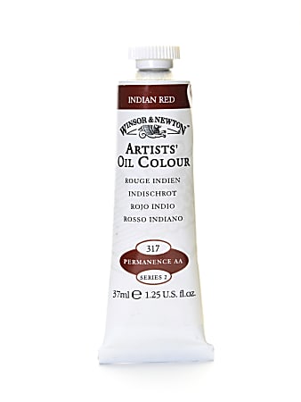 Winsor & Newton Artists' Oil Colors, 37 mL, Indian Red, 317