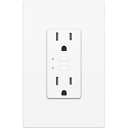Insteon Remote-Control Dual Power Outlet, White