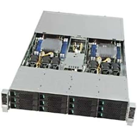 Intel Server System H2312JFJR Barebone System - 2U Rack-mountable - 4 Number of Node(s) - Socket R LGA-2011 - 2 x Processor Support