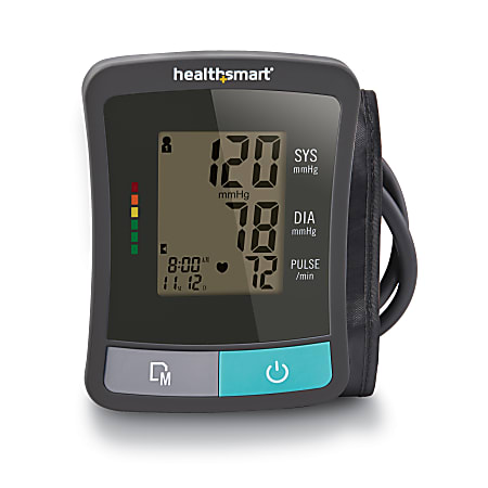 HealthSmart Standard Series Automatic Upper Arm Blood Pressure Monitor -  Office Depot