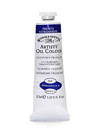 Winsor & Newton Artists' Oil Colors, 37 mL, French Ultramarine, 263