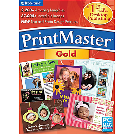PrintMaster v6 Gold , Download Version