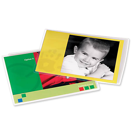 Fellowes® Laminator Photo Pouches, 4 1/2" x 6 1/4", 3 Mil Thickness, Pack Of 25