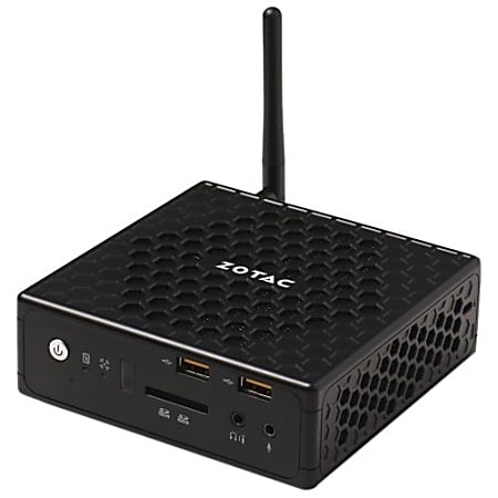 Zotac ZBOX CI320 nano Desktop Computer Intel Celeron N2930 1.83 GHz DDR3L  SDRAM Mini PC - Office Depot