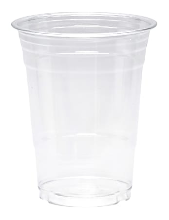 Highmark® Plastic Cups, 18 oz, Clear, Pack Of 50