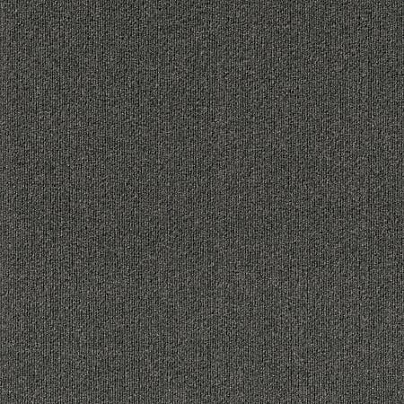 Foss Floors Ridgeline Peel & Stick Carpet Tiles, 24" x 24", Black Ice, Set Of 15 Tiles
