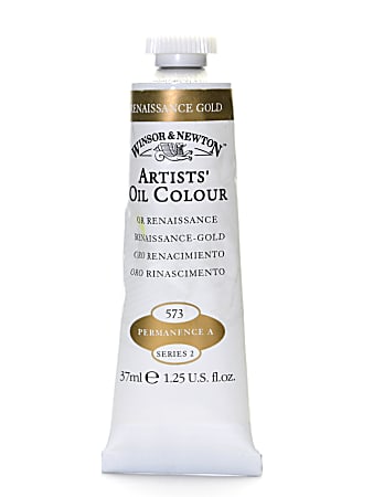 Winsor & Newton Artists' Oil Colors, 37 mL, Renaissance Gold, 573