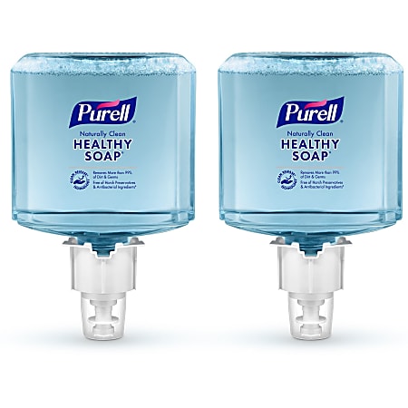 Purell® ES6 Professional Foam Hand Soap, Naturally Clean Scent, 40.5 Oz, Carton Of 2 Refills