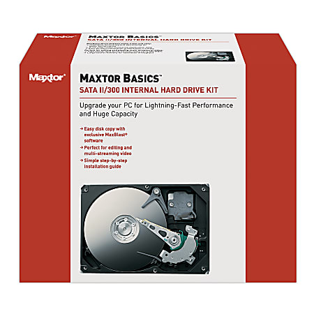 Maxtor Basics ATA 100 Hard Drive Kit - hard drive - 160 GB - ATA-100