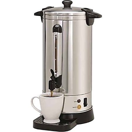 Nesco CU-50 Urn - 950 W - 50 Cup(s) - Multi-serve - Stainless Steel - Stainless Steel Body
