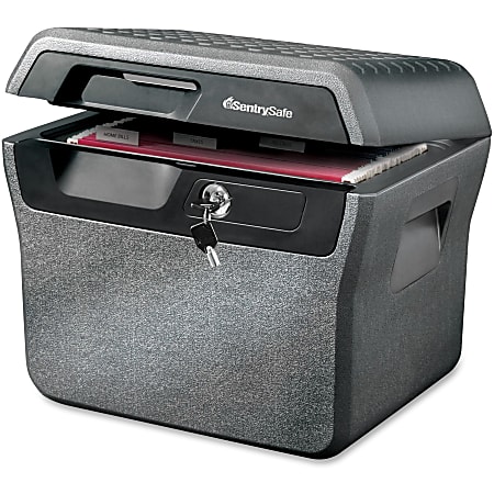 Details about   Sentry Safe Fireproof File Document Box Cash Storage Chest Key Locking Security 