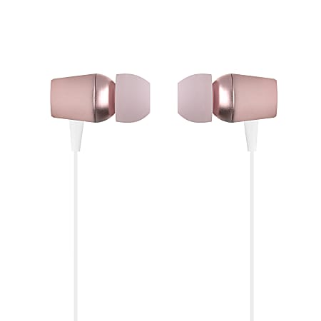 BPM Bluetooth® Earbud Headphones, Rose Gold, BPM-BT1004AR