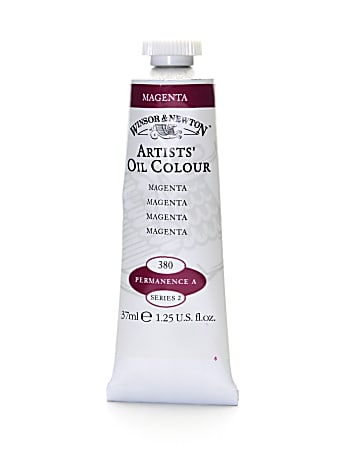 Winsor & Newton Artists' Oil Colors, 37 mL, Magenta, 380