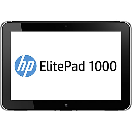 HP ElitePad 1000 G2 128 GB Tablet - 10.1" 16:10 Multi-touch Screen - 1920 x 1200 - Intel Atom Z3795 Quad-core (4 Core) 1.60 GHz - 4 GB LPDDR3 - Windows 8.1 Pro 64-bit - 4G - WCDMA, GSM, CDMA Cellular Network Supported - LTE, HSPA+, EVDO, HSDPA