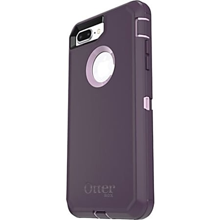 OtterBox Defender Carrying Case (Holster) Apple iPhone 7 Plus, iPhone 8 Plus Smartphone - Purple Nebula - Polycarbonate Shell, Silicone Exterior, Synthetic Rubber Cover, Polycarbonate Holster - Belt Clip - 6.7" Height x 3.6" Width x 0.6" Depth