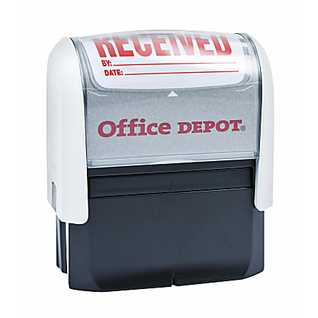 Office Depot® Brand Self-Inking Message Stamp, Received