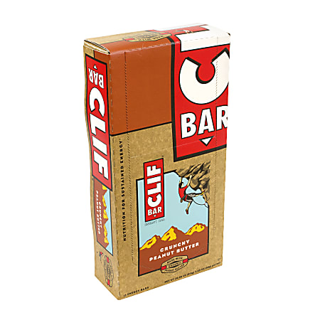 Clif Bar Crunchy Peanut Butter, 2.4 oz, 12 Count