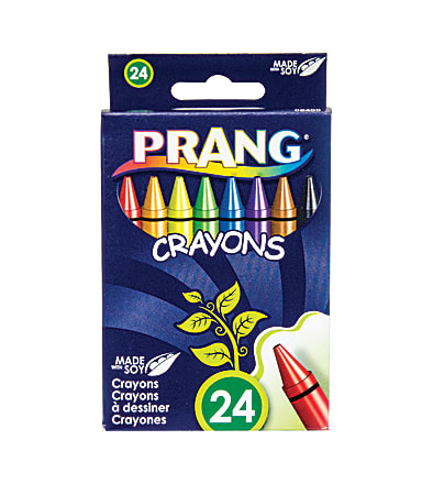 Prang® Soy Crayons, Tuck Box, Box Of 24