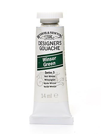 Winsor & Newton Designers' Gouache, 14 mL, Winsor Green, 720