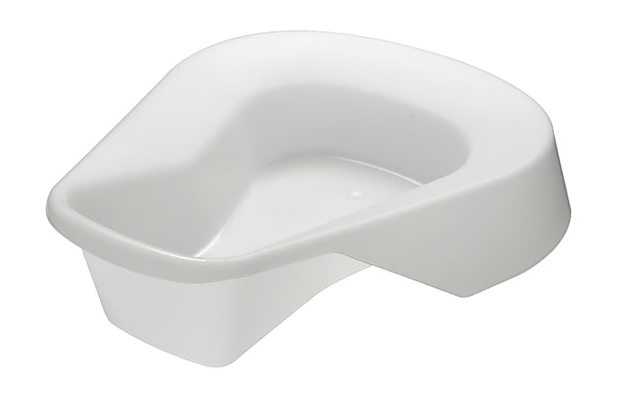 Medline Pontoon Bedpans, 1.77 Qt, Clear, Pack Of 20