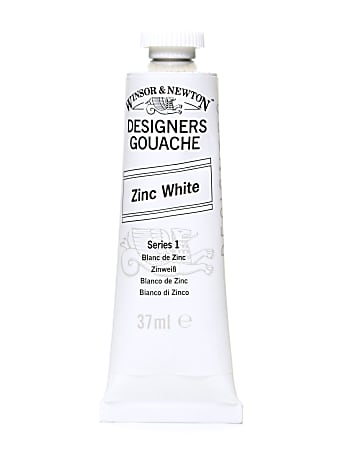 Winsor & Newton Designers' Gouache, 14 mL, Zinc White, 748