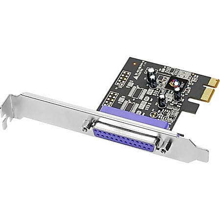 SIIG DP 1-port ECP/EPP Parallel PCIe - Parallel adapter - PCIe low profile - parallel - black