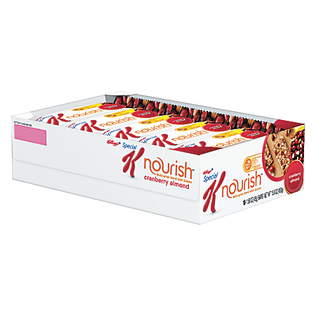 Special K® Nourish Bars, Cranberry Almond, 1.6 Oz, Box Of 10